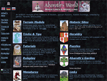 Tablet Screenshot of abarothsworld.com
